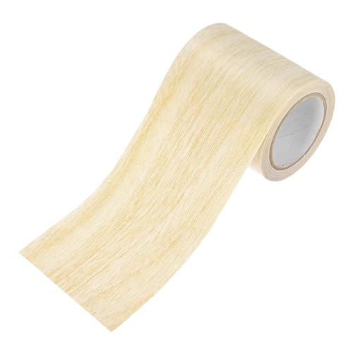 M METERXITY 1-Roll Wood Grain Repair Tape, 2.24in x 15ft Textured Realistic Self-Adhesive Wood Floor Tape Contact Paper for Furniture/Floors/Home [Light Yellow Oak] - color: Light Yellow Oak, size: 2.24in x 15ft