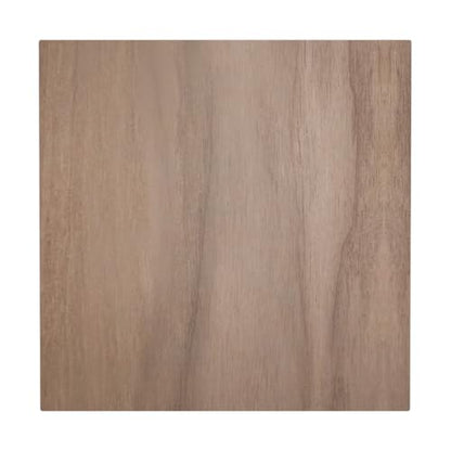 3 1/2"W x 3 1/2"H x 7/8"P Americraft Solid Hardwood Stain Grade Standard Smooth Rosette with Beveled Edge, Walnut - color: Walnut, size: 3.5-in. W x 3.5-in. H