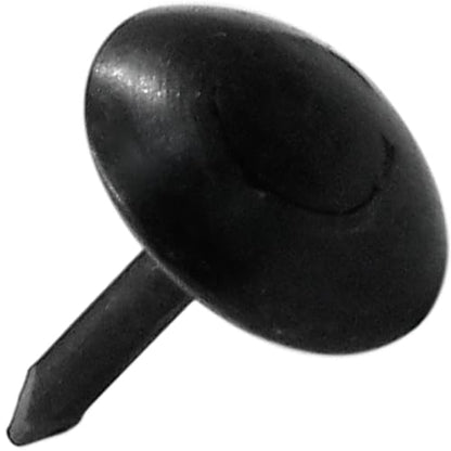 Piutouyar 200 Pcs Black Upholstery Tacks Antique Thumb Tacks, 11 x 11mm - size: 11x11mm