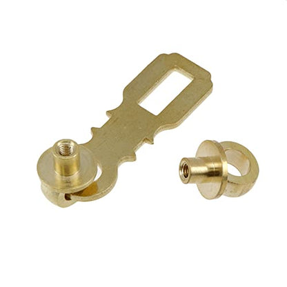 Padlock Hasp Door Clasp, Light Brass Heavy Duty Latch Lock - size: Light Brass Hasp