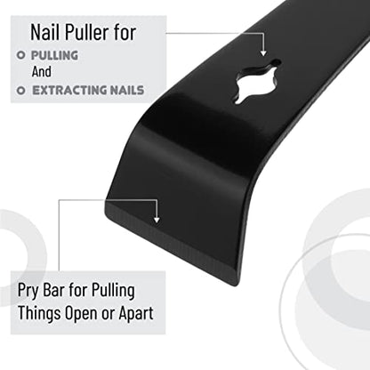Bates- Pry Bar Scraper, 9.5-Inch, Carbon Steel, Pry Tool, Scrape and Pry Bar, Metal Pry Tool, Flat Pry Bar - size: 9.5", 1 Pack