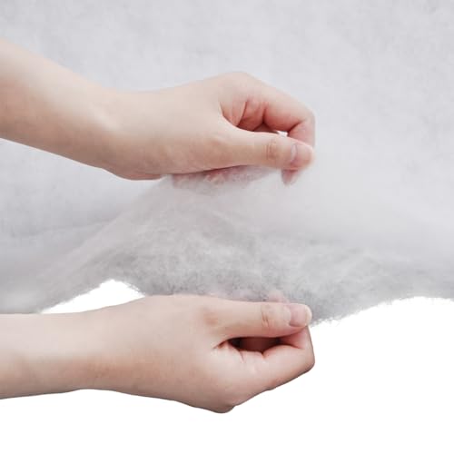 Quilt Batting by The Roll 48 Inch Polyester Quilt Batting, Soft Batting for Quilts Fiberfill Stuffing Fabric for Cushion Interior Decoration Crafts - size: 48 inch*5 yards