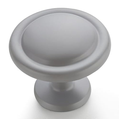 Ravinte Grey Round Cabinet Knobs,Zinc Pulls,1-1/4 Inch,30 Pack - color: Gray
