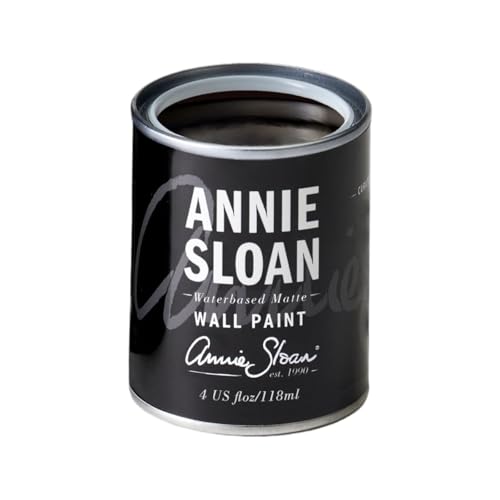 Annie Sloan Wall Paint (Athenian Black, 4 Fl Oz Tester) - color: Athenian Black, size: 4 Fl Oz (Pack of 1)