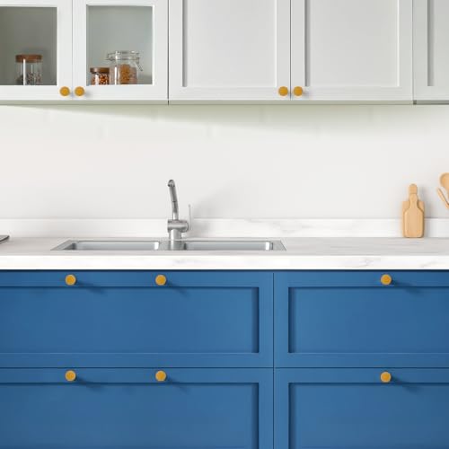 Ravinte Cabinet Knobs, 10 Pack Earthy Yellow Dresser Drawer Pulls - color: Earthy Yellow