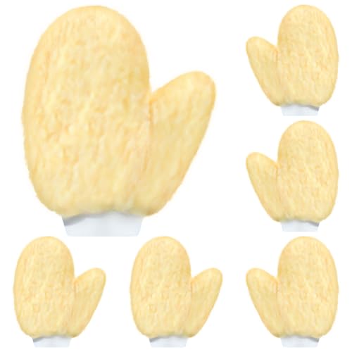 6 Pcs Paint Mitt Gloves with thumb Microfiber Terry for Railing