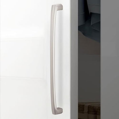 10 Pack 10 Inch Brushed Satin Nickel Kitchen Cabinet Handles - color: Brushed Satin Nickel, size: 10'' Hole Center(254mm)