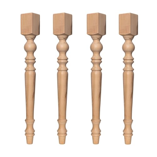 Generic Farmhouse Wood Table Leg, 36 Inch / 90 cm - size: 36 Inch / 90 cm