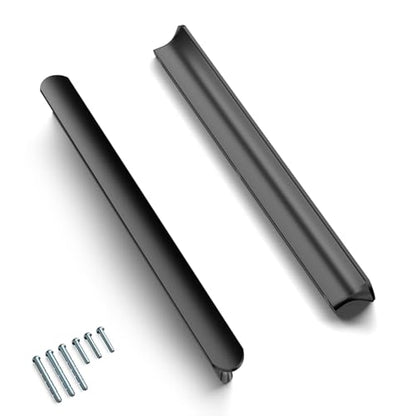 Cobbe Elite 10 Pack Elegant Matte Black Cabinet Pulls, 6-5/16 Inch Hole Center, Handles for Kitchen Bathroom Cabinets & Drawers - color: Black 10 Pack, size: 6-3/8" hole center spacing