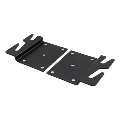Mcredy Bed Rail Brackets, Heavy Duty Black Bed Frame Hooks, 5-Hole, 4Pcs - size: Black, 4 pieces