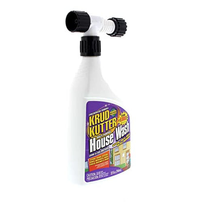 Krud Kutter HW32H4 Multi-Purpose House Wash, 32 oz (Pack of 2) - size: 32 Ounce (Pack of 2)