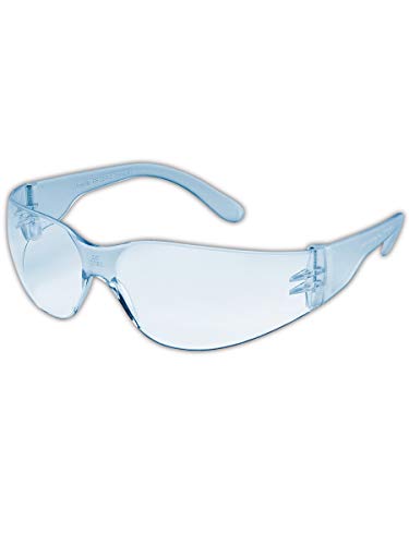 Safety Glasses, StarLite, Pacific Blue Wraparound Lens and Frame, Deep Temple, Snug Comfortable Fit Gateway Safety GWS4676 - color: Blue, size: Standard