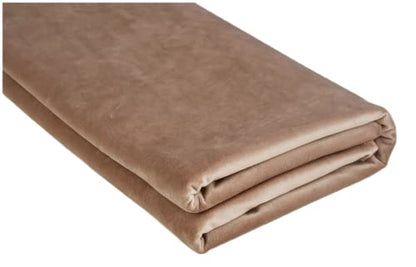 TinaKim Velvet Fabric, for Upholstery Sofa Chair Cover Material, DIY Repair (Camel, 2 Yards) - color: Camel, size: 2 yard pre cut
