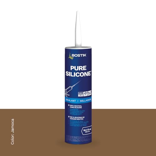 BOSTIK Pure Silicone Jamoca 10.1oz Silicone Caulk & Sealant - 1 Cartridge - color: Jamoca