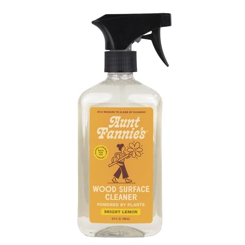 Aunt Fannie's All Purpose Wood Spray Cleaner, Lemon, 16.9 oz, Pack of 1 - size: 16.9 Fl Oz (Pack of 1)