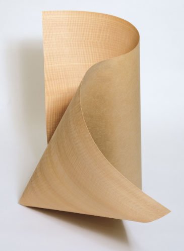 Wood-All Red Oak Wood Veneer Sheet, Plain Sliced/Flat Cut, 24x96, "A" Grade, 10 mil Peel and Stick PSA Backer