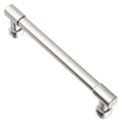 Alzassbg 5" Brushed Satin Nickel Cabinet Pulls 10 Pack, AL0005SN - color: Brushed Satin Nickel, size: 5" Hole Center