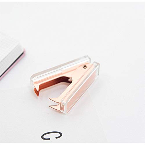 Rose Gold Staple Remover Staples Puller Removal Claw Tool - color: Rose Gold