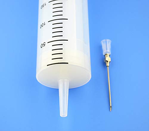 300ml Kitchen Syringe - Large Volume Plastic Syringe With Needle for Dispensing and Glue (300cc) - size: 300ml