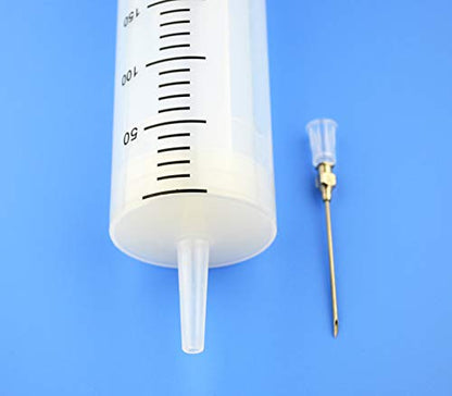 300ml Kitchen Syringe - Large Volume Plastic Syringe With Needle for Dispensing and Glue (300cc) - size: 300ml
