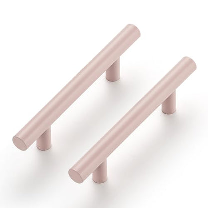 Ravinte Cabinet Handles,5" Length,3" Hole Center,Pink,3 Pack - color: Pink