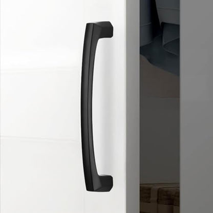 10 Pack 6.3 Inch Matte Black Kitchen Cabinet Handles - color: Matte Black, size: 6-1/4" Hole Center（160mm）