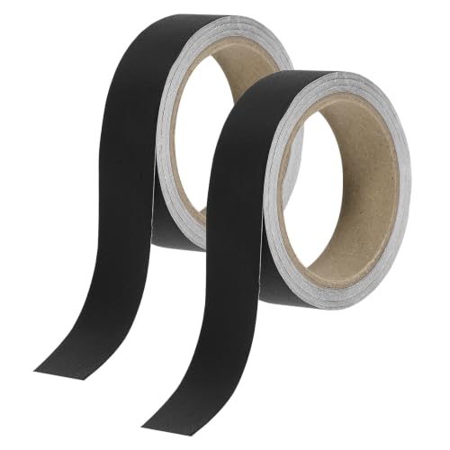 uxcell 2Pcs 1-3/16" x 33 ft PVC Edge Banding Tape, Matte Black - color: Matte Black, size: 1-3/16" x 33 ft