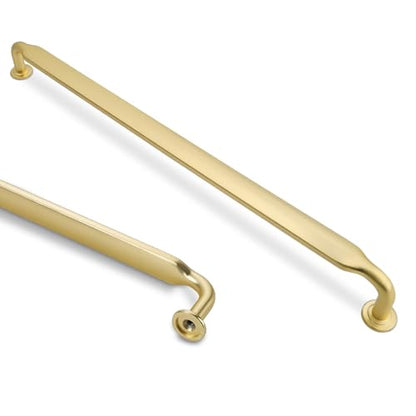 10 Pack 10 inch Brushed Gold Kitchen Cabinet Handles - color: Brushed Gold, size: 10'' Hole Center(254mm)