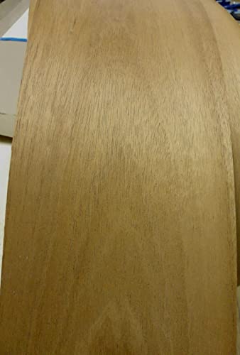 Mahogany wood veneer edgebanding 1-1/4″ x 120″ roll preglued adhesive 1.25″