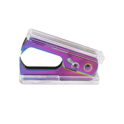 Rainbow Staple Remover Staples Puller Removal Claw Tool - color: Clear & Rainbow Tone
