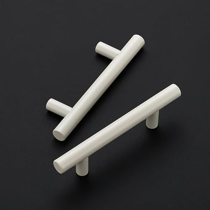 Ravinte Cabinet Handles,5" Length,3" Hole Center,White,3 Pack - color: White