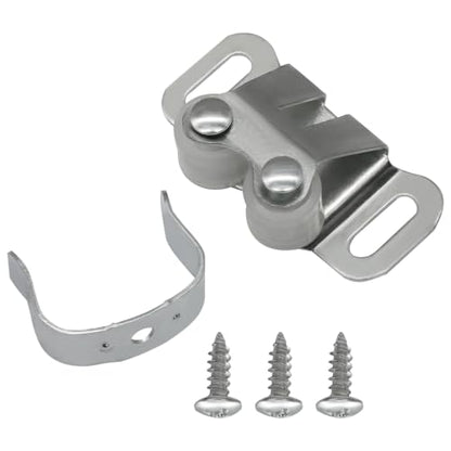 20 Pcs Cabinet Catch Heavy Duty Iron Steel Double Post