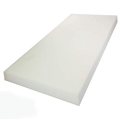 Mybecca 4" X 30" X 72" Upholstery Foam Cushion High Density (Seat Replacement, Upholstery Sheet, Foam Padding) - color: High Density, style: 4 Inch X 30 Inch X 72 Inch