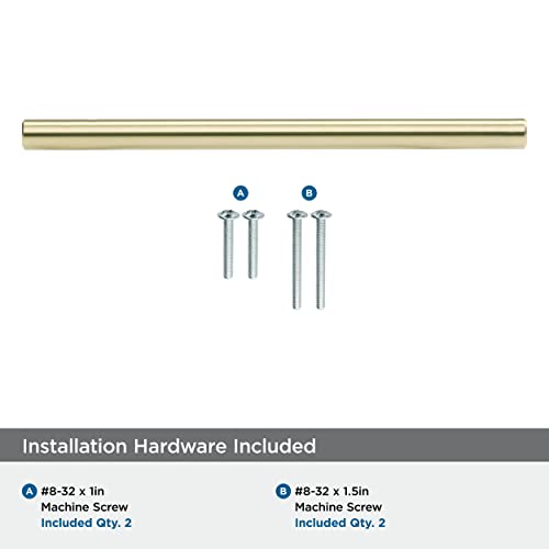 Amerock 5-1/16" Bar Pulls Champagne Bronze Drawer Pull - color: Champagne Bronze, size: 5-1/16 Inch (128 mm) Center-to-Center