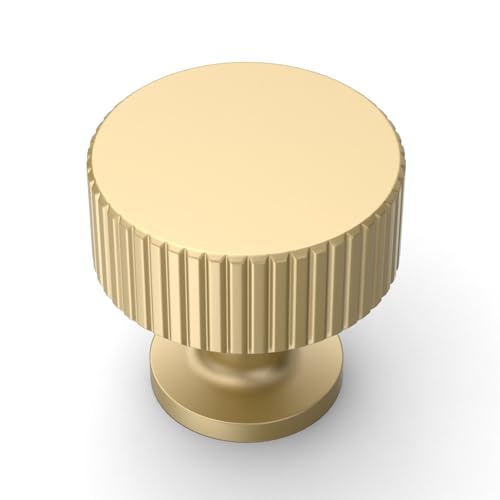 Asidrama 10 Pack Brushed Gold Kitchen Cabinet Knobs - color: Brushed Gold