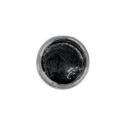 Posh Chalk PC0407 Aqua Patina - Jet Black 30ml - Water-Based Gilding Wax - Vibrant + Deep Color - Bright + Shiny FInish - DIY Craft Upcycling Furniture Paint - Indoor + Outdoor Use - color: Jet Black