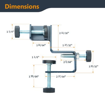 POWERTEC Drawer Front Installation Clamps, Adjustable Cabinet Face Clamp Set, Quick Mounting & Alignment Tool for Woodworking, 2 Pack - 71181 - style: Cabinet Installation Clamps