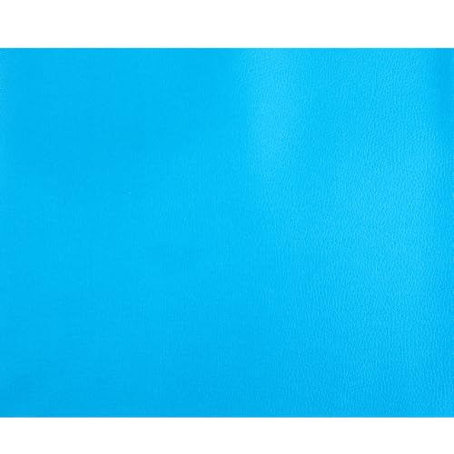 HGUAN Marine Vinyl Upholstery Faux Leather Sheets Fabric 54" X 36" Suitable for Furniture Sewing,Sofa Handmade DIY Projects (Blue, 1 Yard) - color: Blue, size: 1 YARD