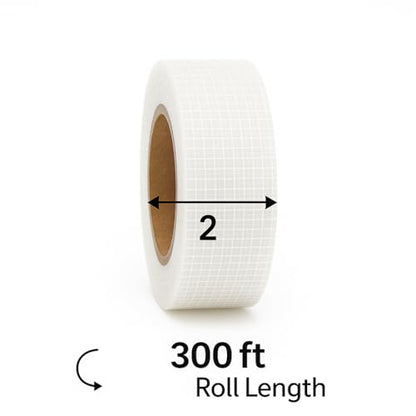 BPA Mesh Drywall Tape, 2 Inch x 300 Ft Roll – Self-Adhesive Fiberglass Joint Tape for Drywall Repair, Cracks, and Wall Reinforcement (Pack of 2) - size: 8 inches (Pack of 2)