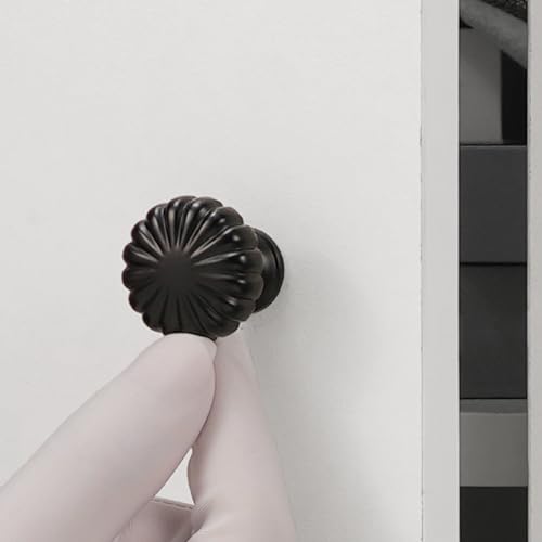 10 Pack Kitchen Cabinet Knobs Matte Black Cabinet Knobs Black Drawer Knobs Solid Kitchen Hardware - color: Matte Black