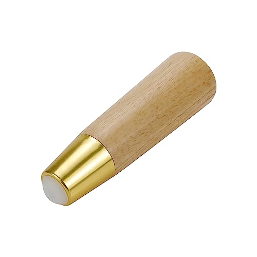 M10 Furniture Legs,6 inch Height Wood Round Tapered,Wood Color