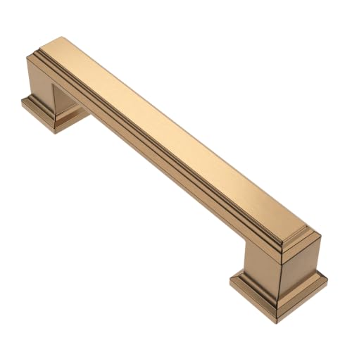 Alzassbg 3-3/4" Champagne Bronze Cabinet Pulls 10 Pack, AL3071TGP - color: Champagne Bronze, size: 3-3/4" Hole Center