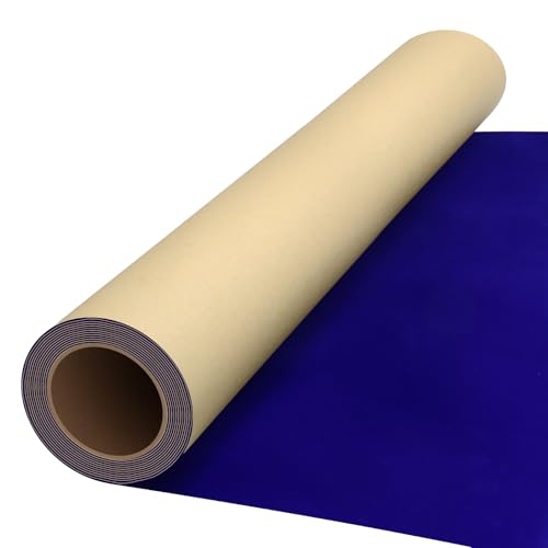 Biaungdo Self Adhesive Felt Sheets, Dark Blue Felt Sheet 17.7 x 117 Inch - color: Blue, size: 17.7 x 117 Inch