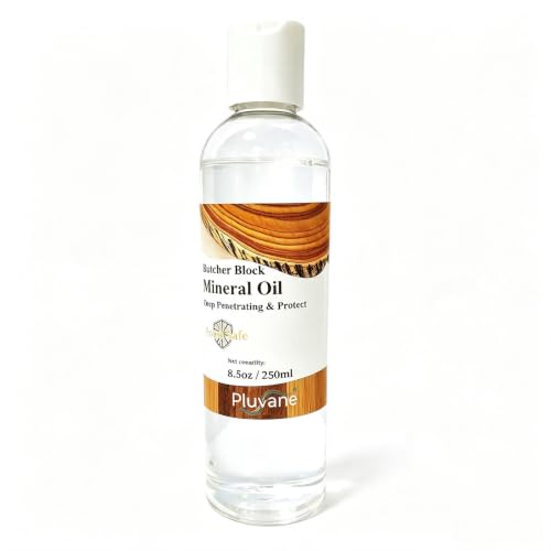 Food Grade Mineral Oil 8.5oz – Wood Conditioner for Cutting Boards