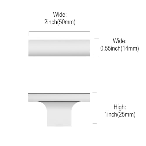 Polished Chrome Cabinet Knobs Round Drawer Pulls 12 Pack - color: Polished Chrome, size: 2 Inch Diameter