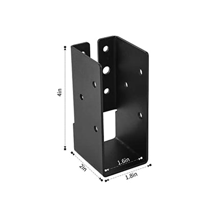 8 Pcs of 2"x4" Concealed Joist Hangers for Outdoor - size: 2“x 4"