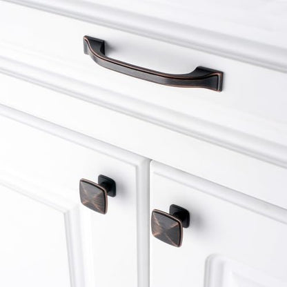 KOOFIZO 10 Pack 3-3/4 in Oil Rubbed Bronze Cabinet Pulls Drawer Handle 1958 - color: Oil Rubbed Bronze, size: 3-3/4" CC