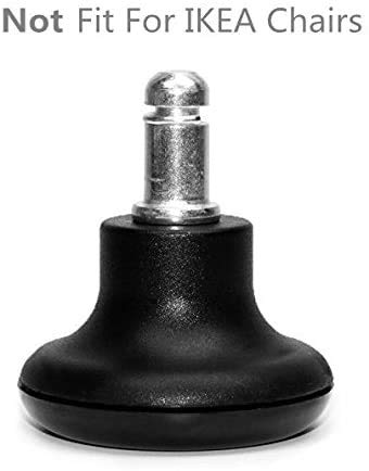 Bell Glides Replacement Office Chair Feet Low Profile Wheel Stopper 5 Pack - size: Low Profile