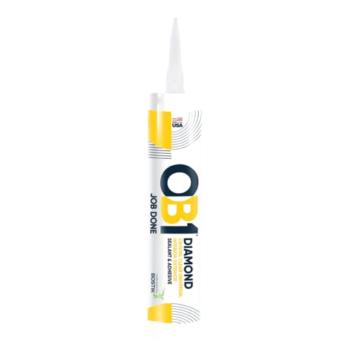 OB1 Universal Caulk Sealant & Adhesive Diamond Crystal Clear 10.1oz - color: Clear, size: 10.1oz