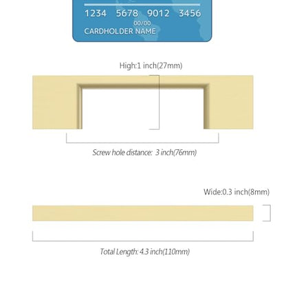 9BUILD 10 Pack Brushed Brass Cabinet Pulls 3 Inch Kitchen Cabinet Handles, Cabinet Hardware for Cupboard Drawer Pulls - color: Brushed Brass, size: 3"/76MM Hole Center, style: 10 Pack